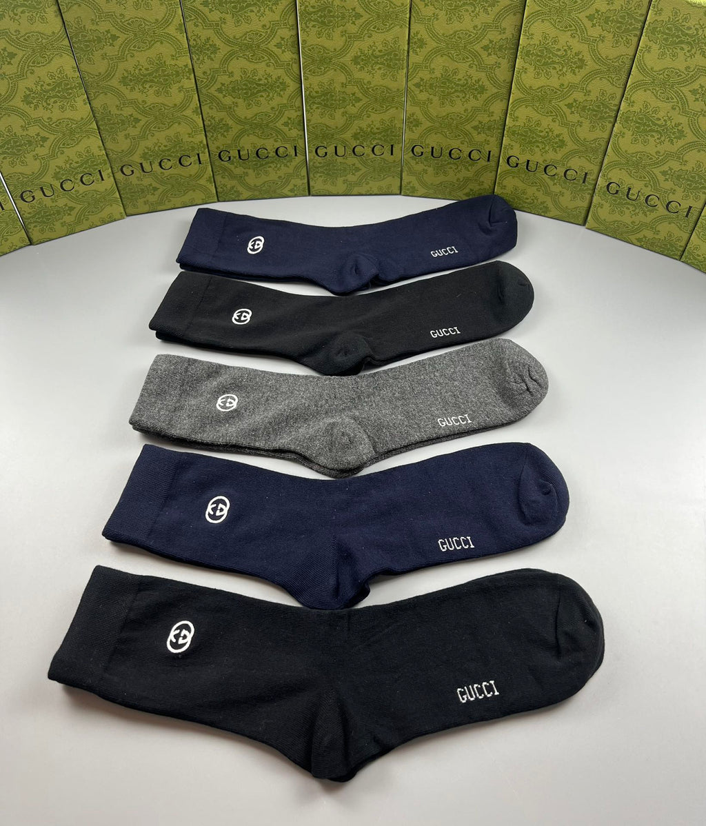 Gucci Cotton Short Socks - 5-Pair Pack