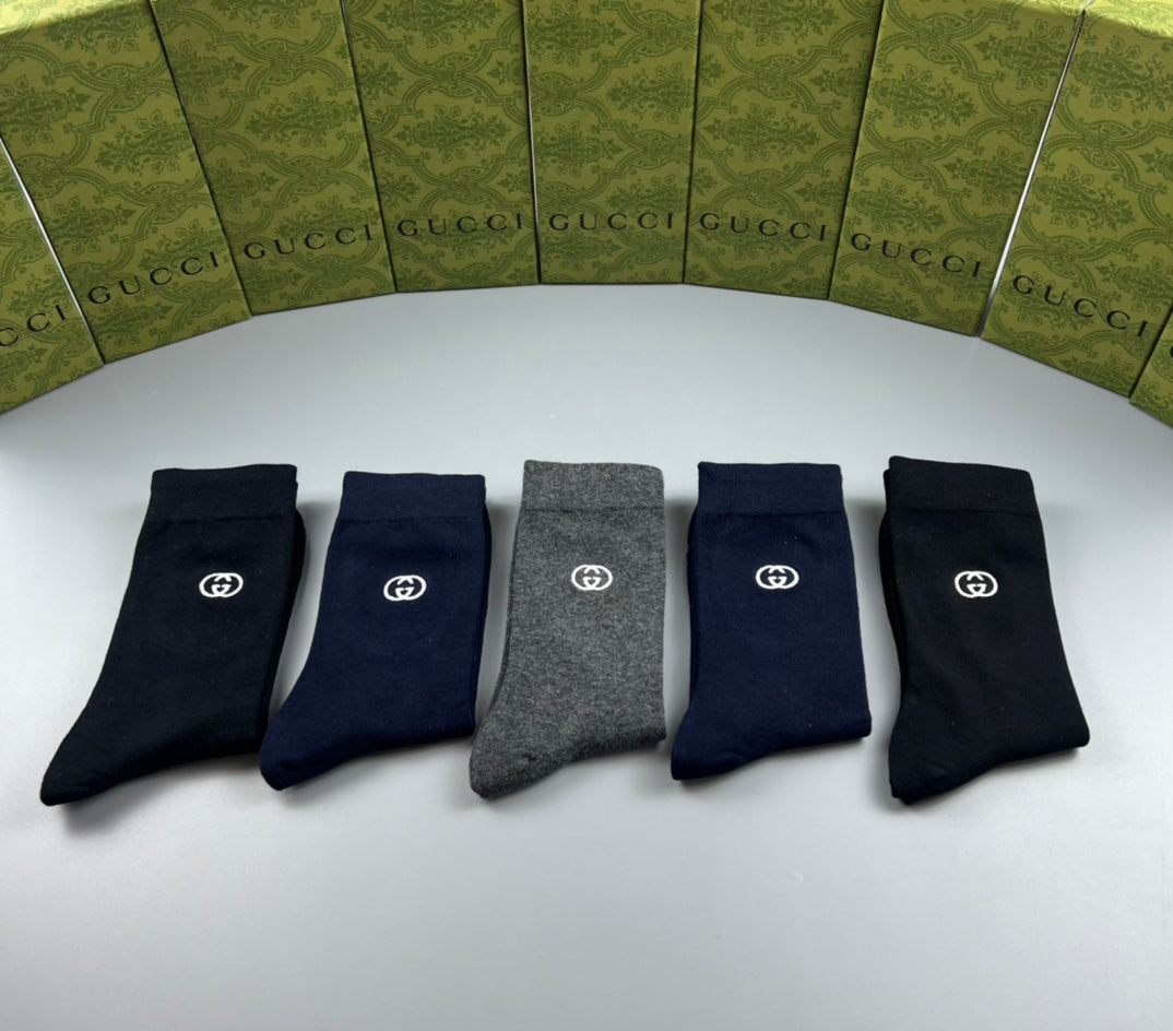 Gucci Cotton Short Socks - 5-Pair Pack