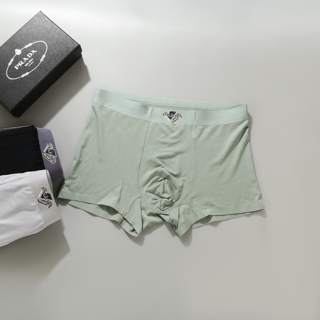 Prada Modal Men's Boxer Briefs - 3-Piece Box