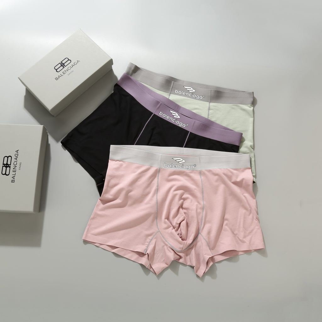 Balenciaga Modal Men's Boxer Briefs - 3-Piece Box