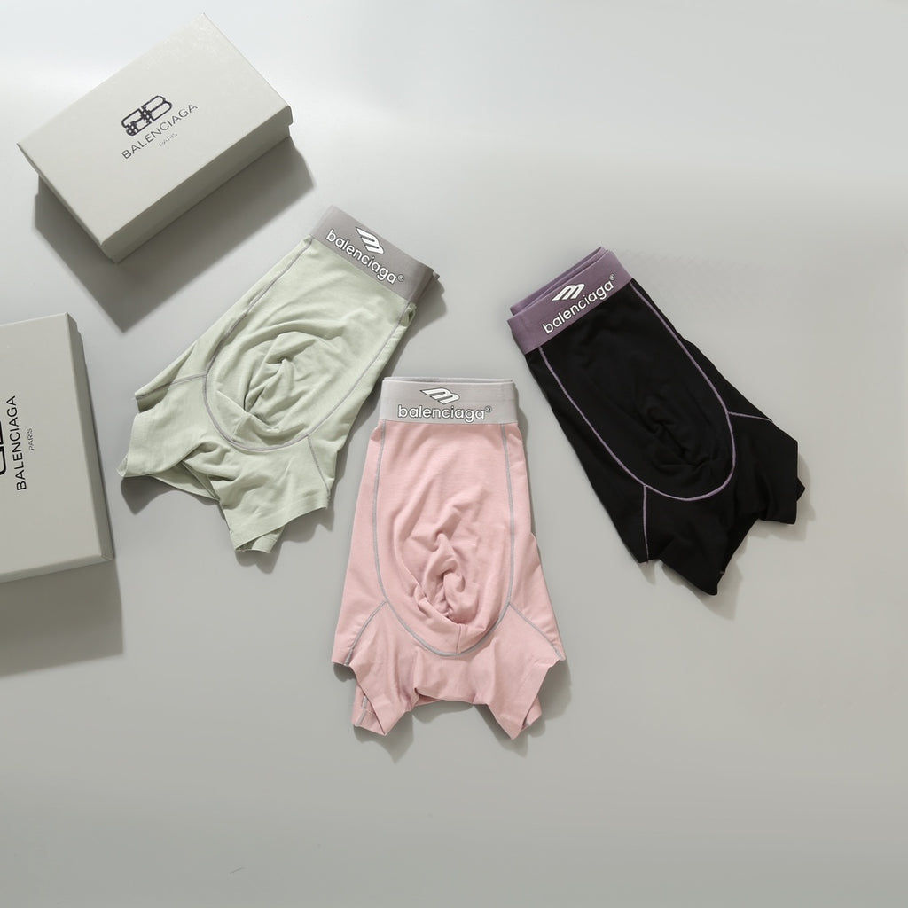 Balenciaga Modal Men's Boxer Briefs - 3-Piece Box