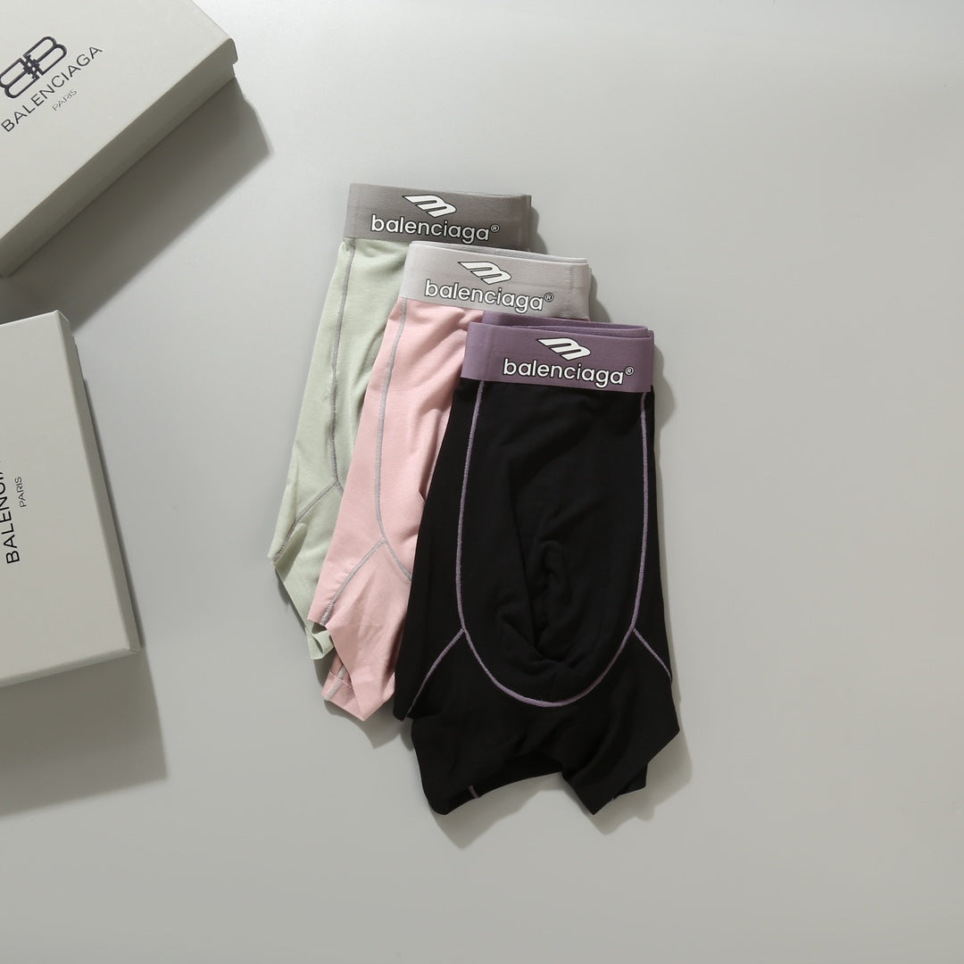 Balenciaga Modal Men's Boxer Briefs - 3-Piece Box