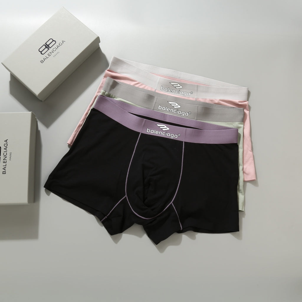 Balenciaga Modal Men's Boxer Briefs - 3-Piece Box