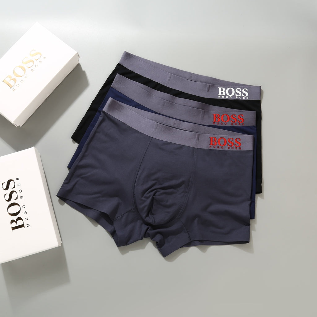 Modal Men's Boxer Briefs - 3-Piece Box