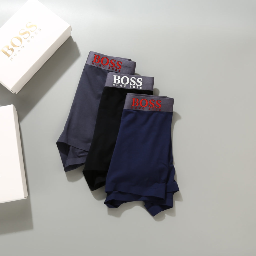 Hugo Boss Modal Men's Boxer Briefs - 3-Piece Box