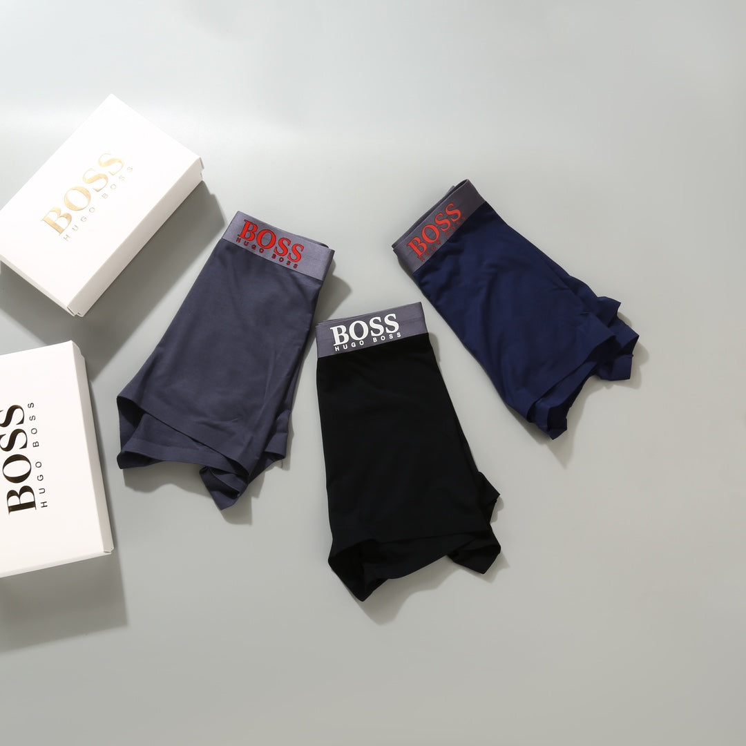 Hugo Boss Modal Men's Boxer Briefs - 3-Piece Box