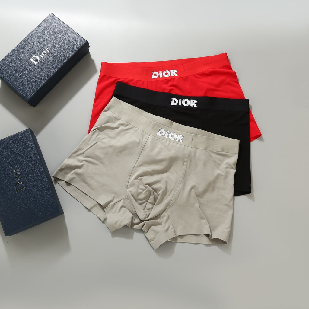 Dior Modal Men's Boxer Briefs - 3-Piece Box