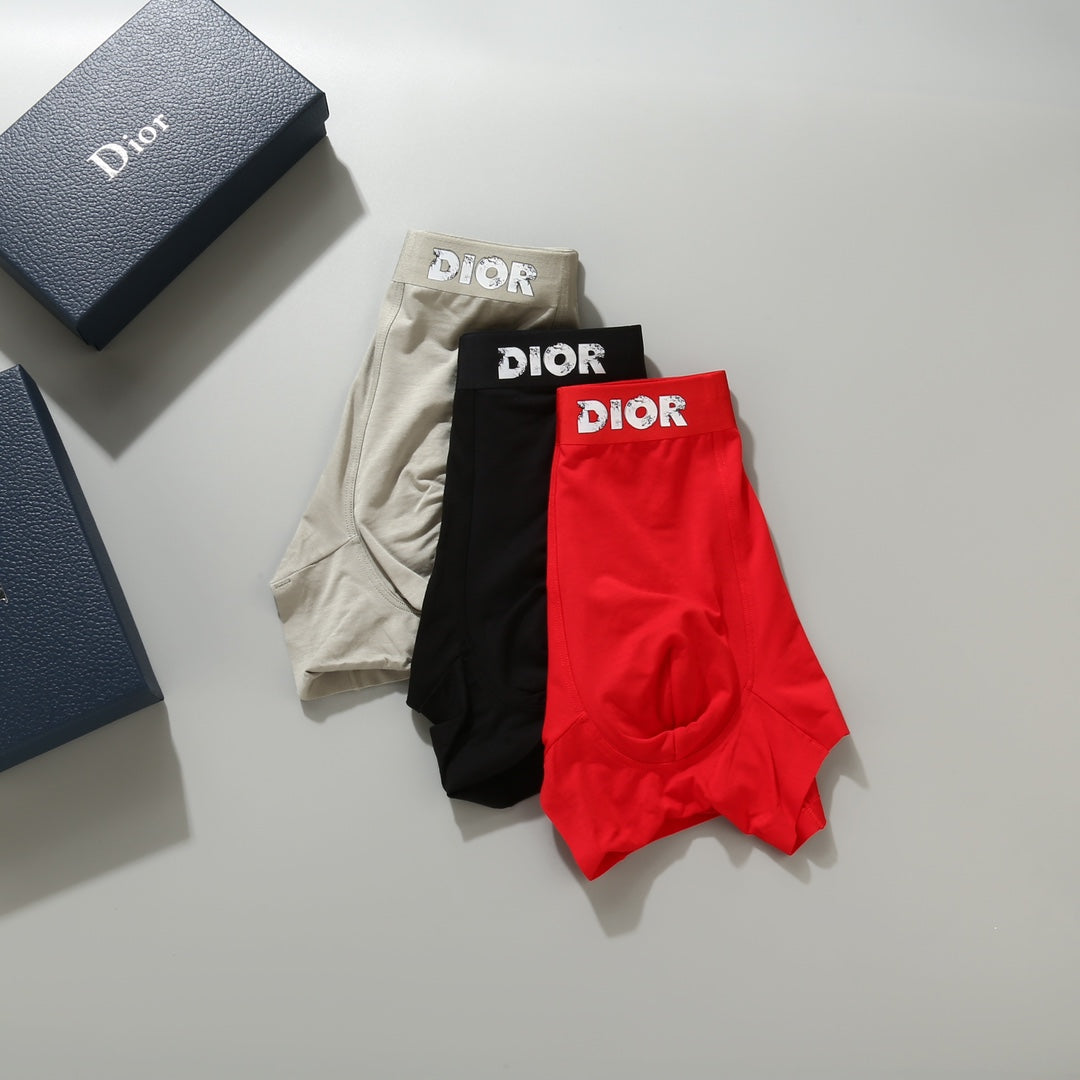 Dior Modal Men's Boxer Briefs - 3-Piece Box