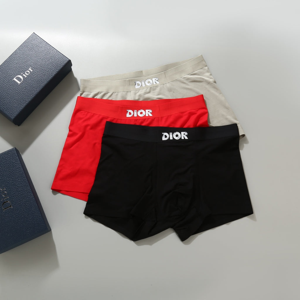 Dior Modal Men's Boxer Briefs - 3-Piece Box