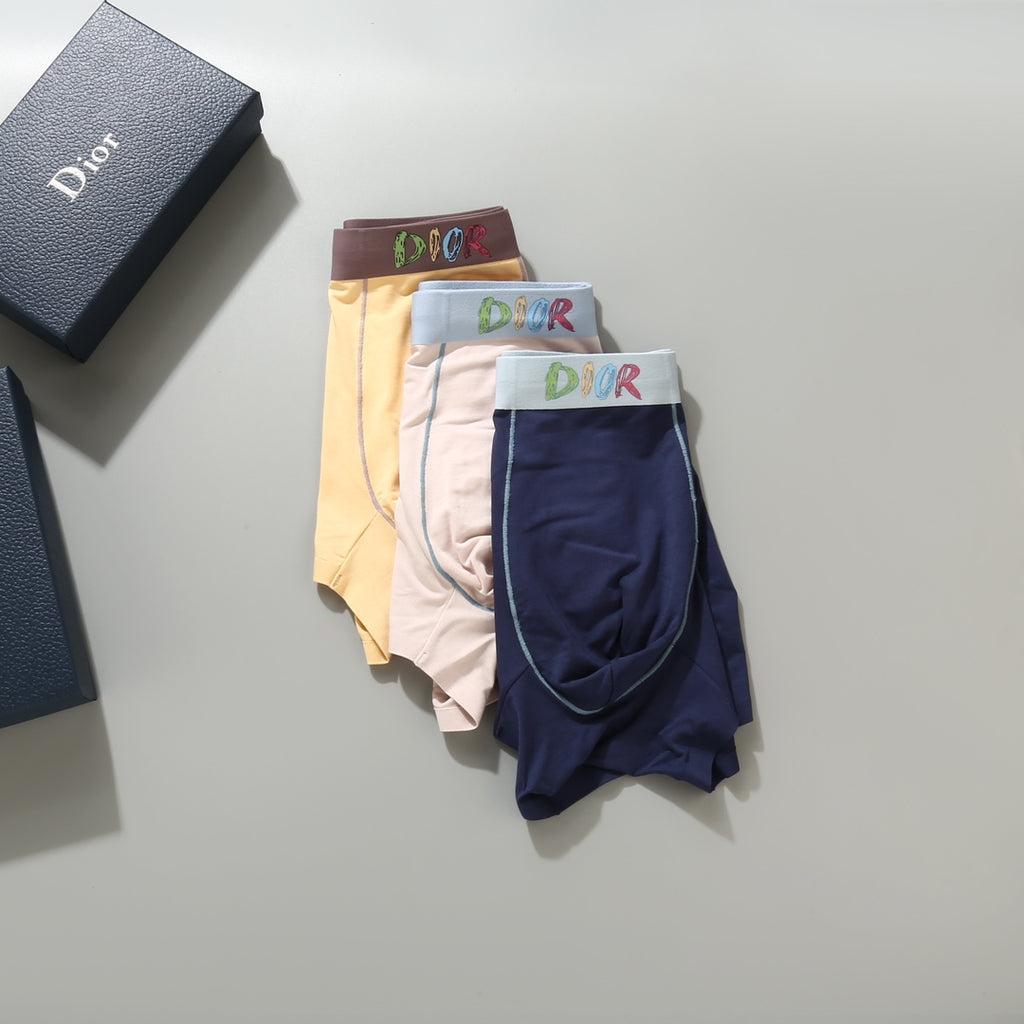 Dior Modal Men's Boxer Briefs - 3-Piece Box