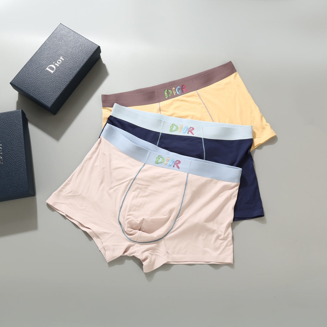 Dior Modal Men's Boxer Briefs - 3-Piece Box