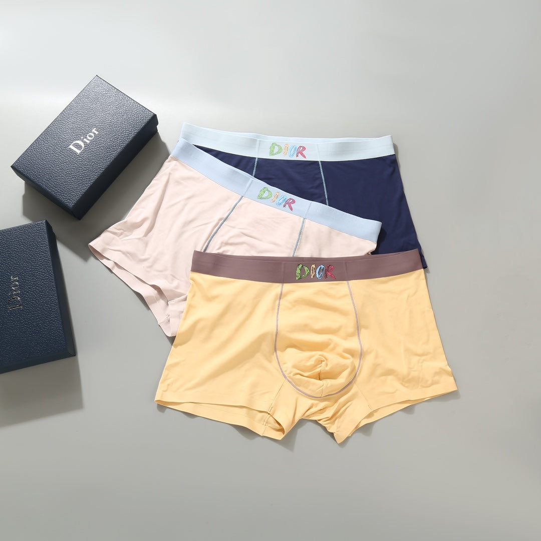 Dior Modal Men's Boxer Briefs - 3-Piece Box