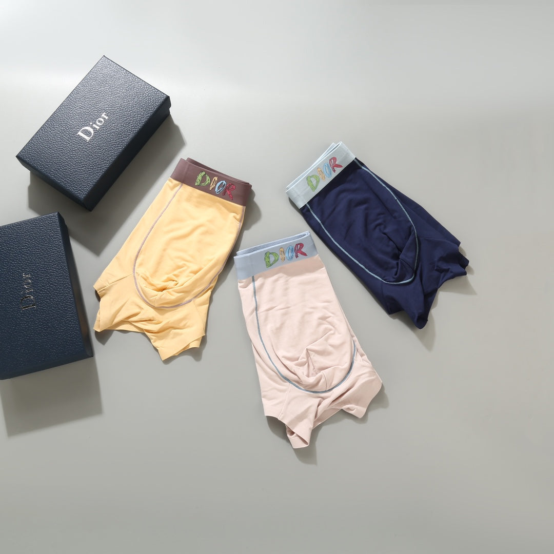 Dior Modal Men's Boxer Briefs - 3-Piece Box