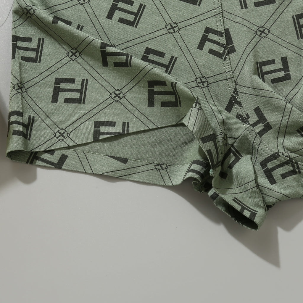 Fendi Modal Men's Boxer Briefs - 3-Piece Box
