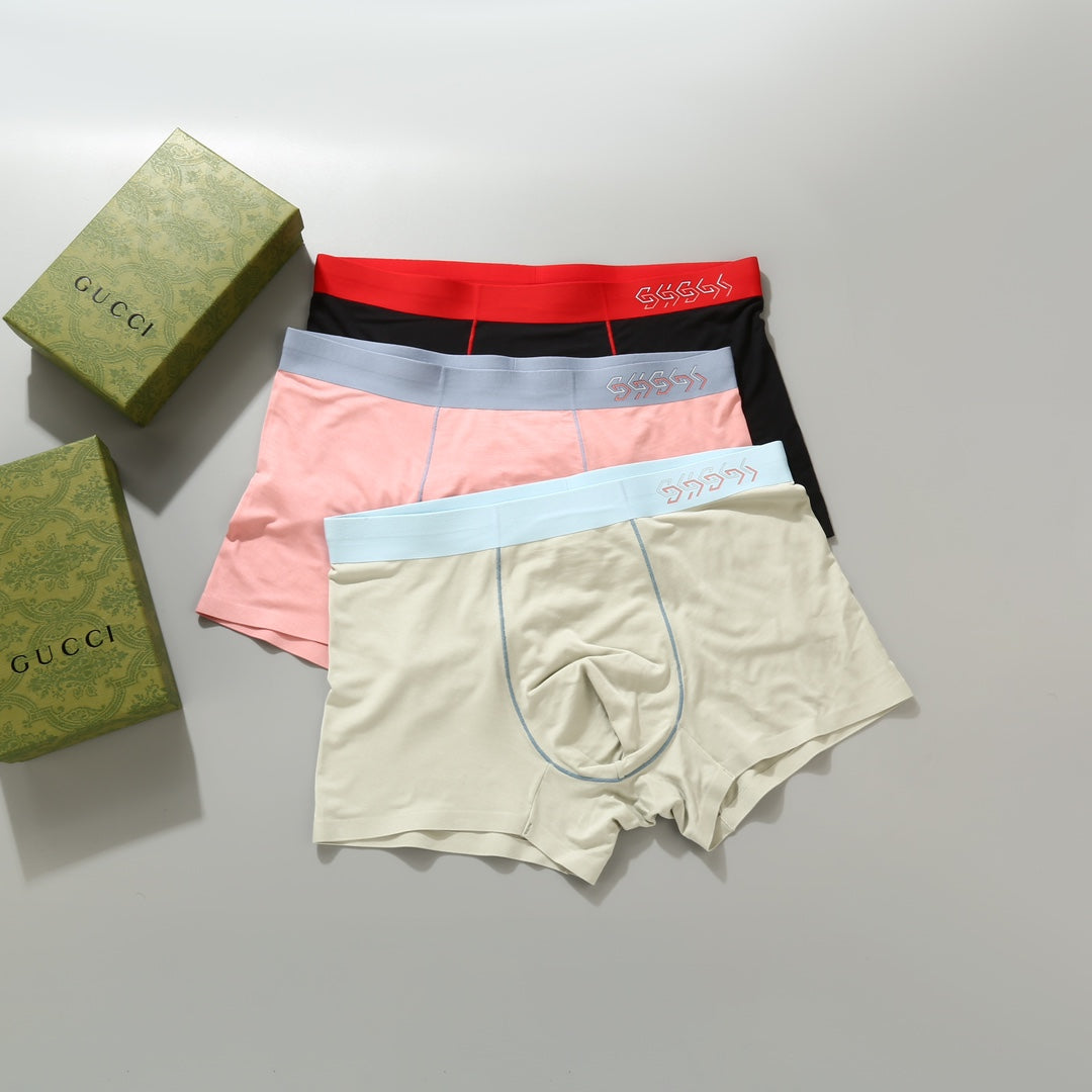 Gucci Modal Men's Boxer Briefs - 3-Piece Box