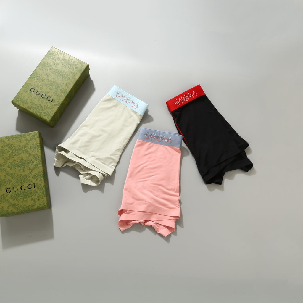Gucci Modal Men's Boxer Briefs - 3-Piece Box