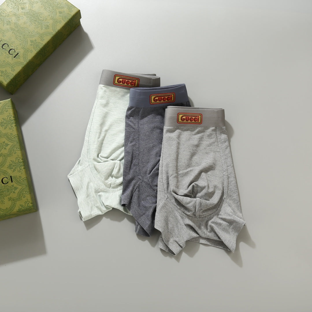Gucci Nylon Blend Men's Boxer Briefs - 3-Piece Box