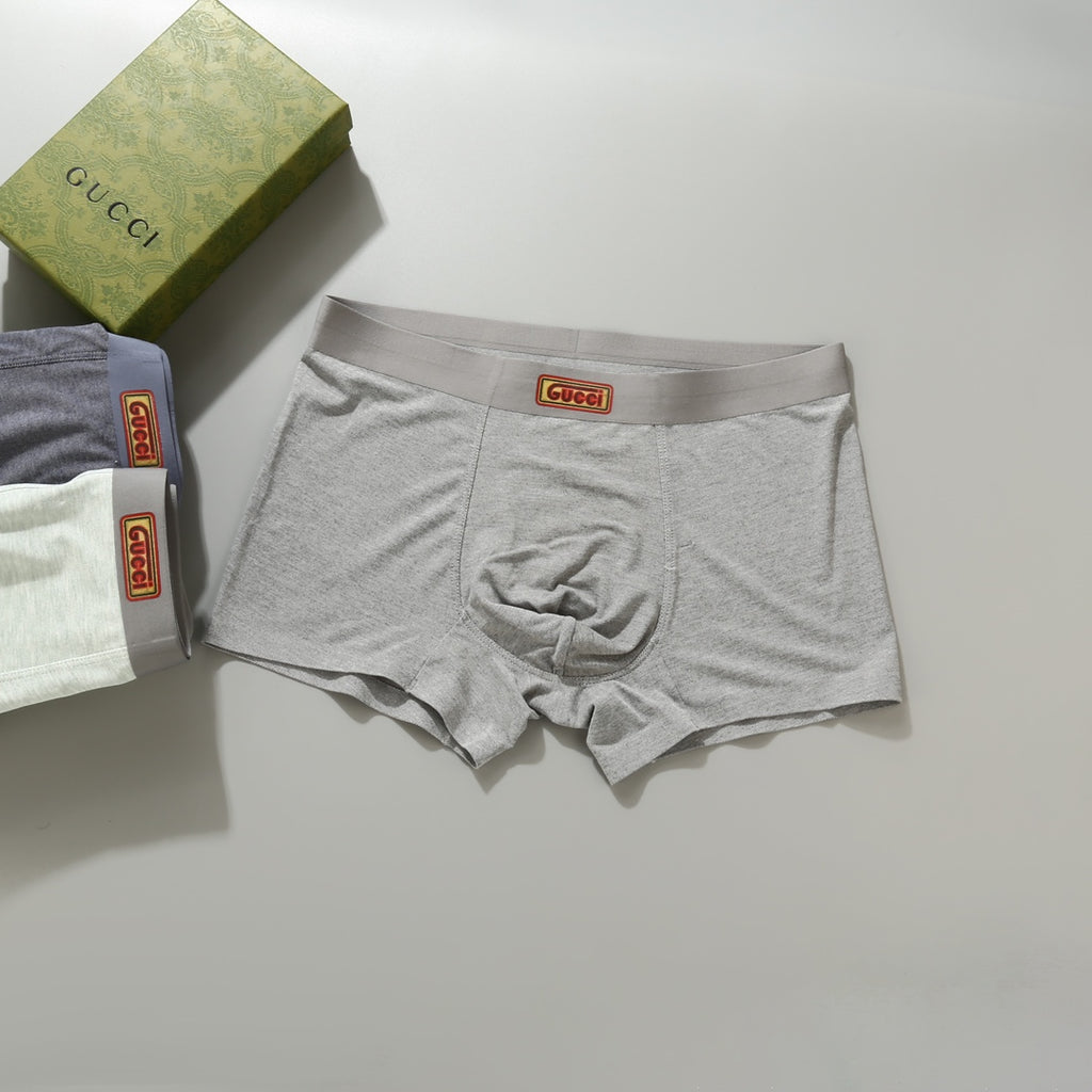 Gucci Nylon Blend Men's Boxer Briefs - 3-Piece Box