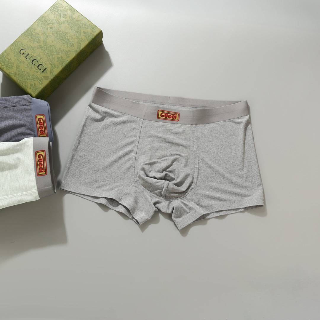Gucci Nylon Blend Men's Boxer Briefs - 3-Piece Box