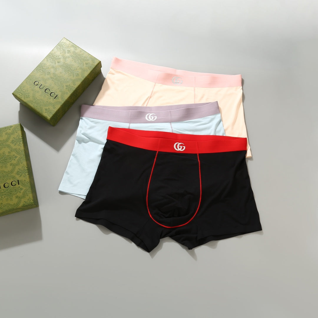 Gucci Modal Men's Boxer Briefs - 3-Piece Box