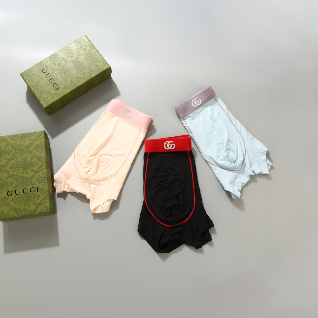 Gucci Modal Men's Boxer Briefs - 3-Piece Box