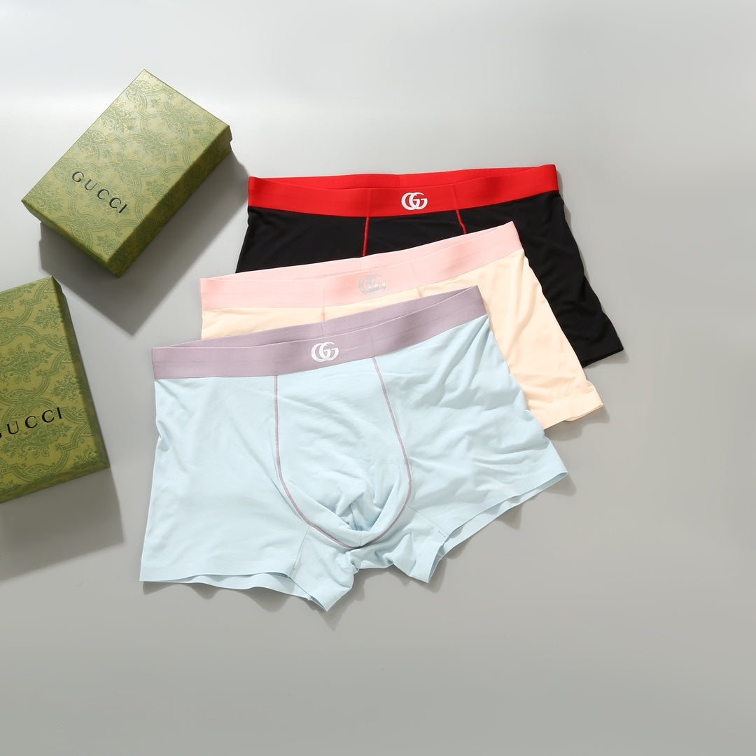 Gucci Modal Men's Boxer Briefs - 3-Piece Box