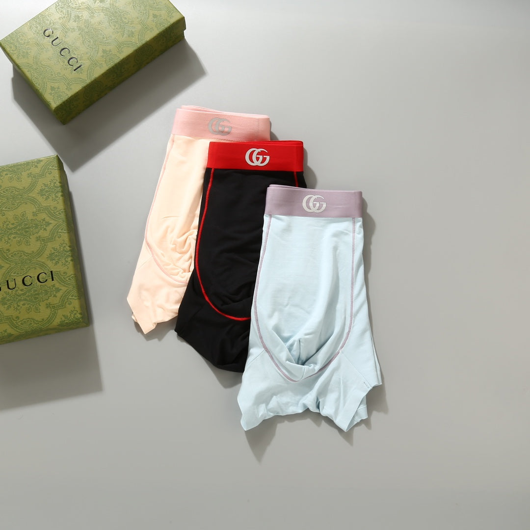 Gucci Modal Men's Boxer Briefs - 3-Piece Box