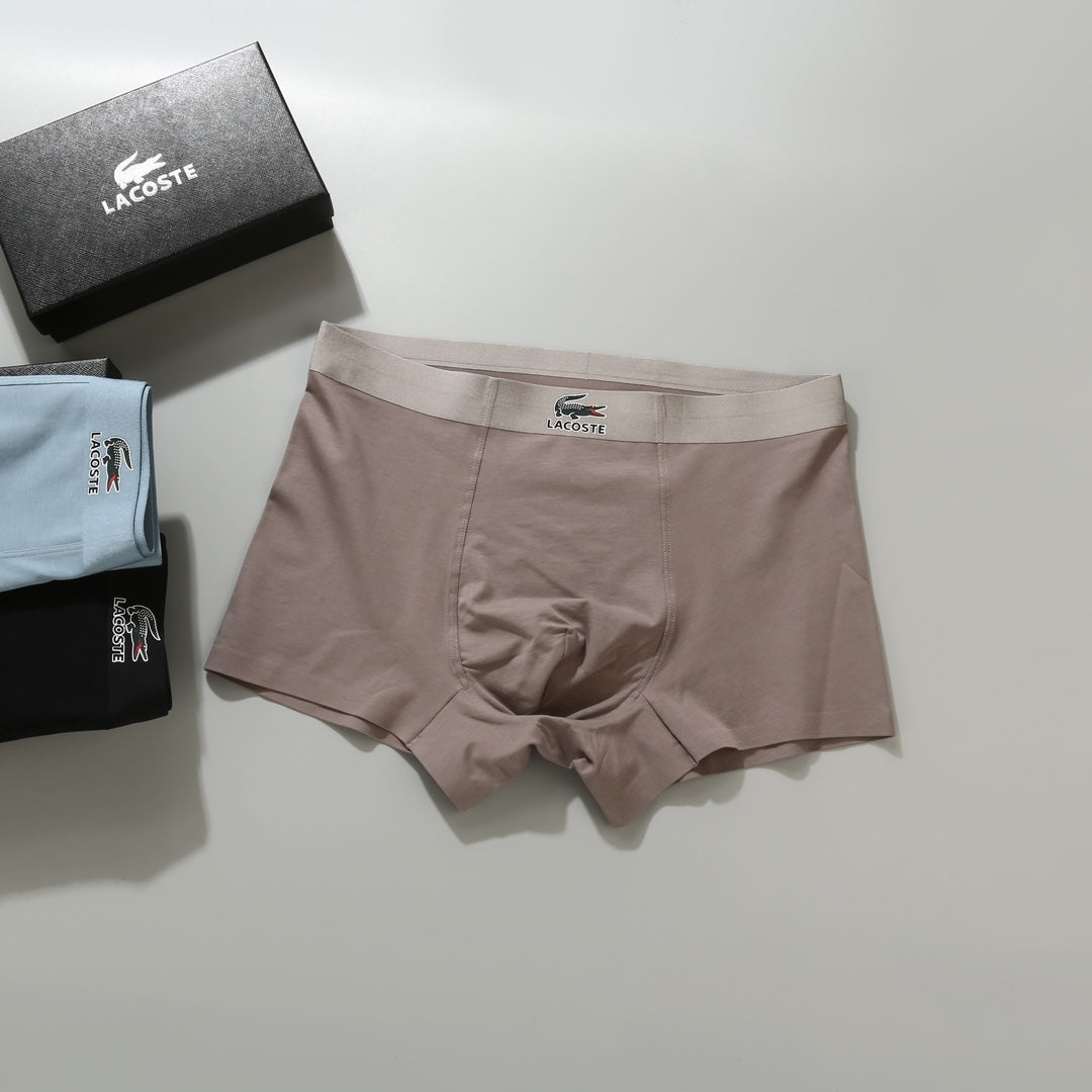 Cotton Men's Boxer Briefs - 3-Piece Box