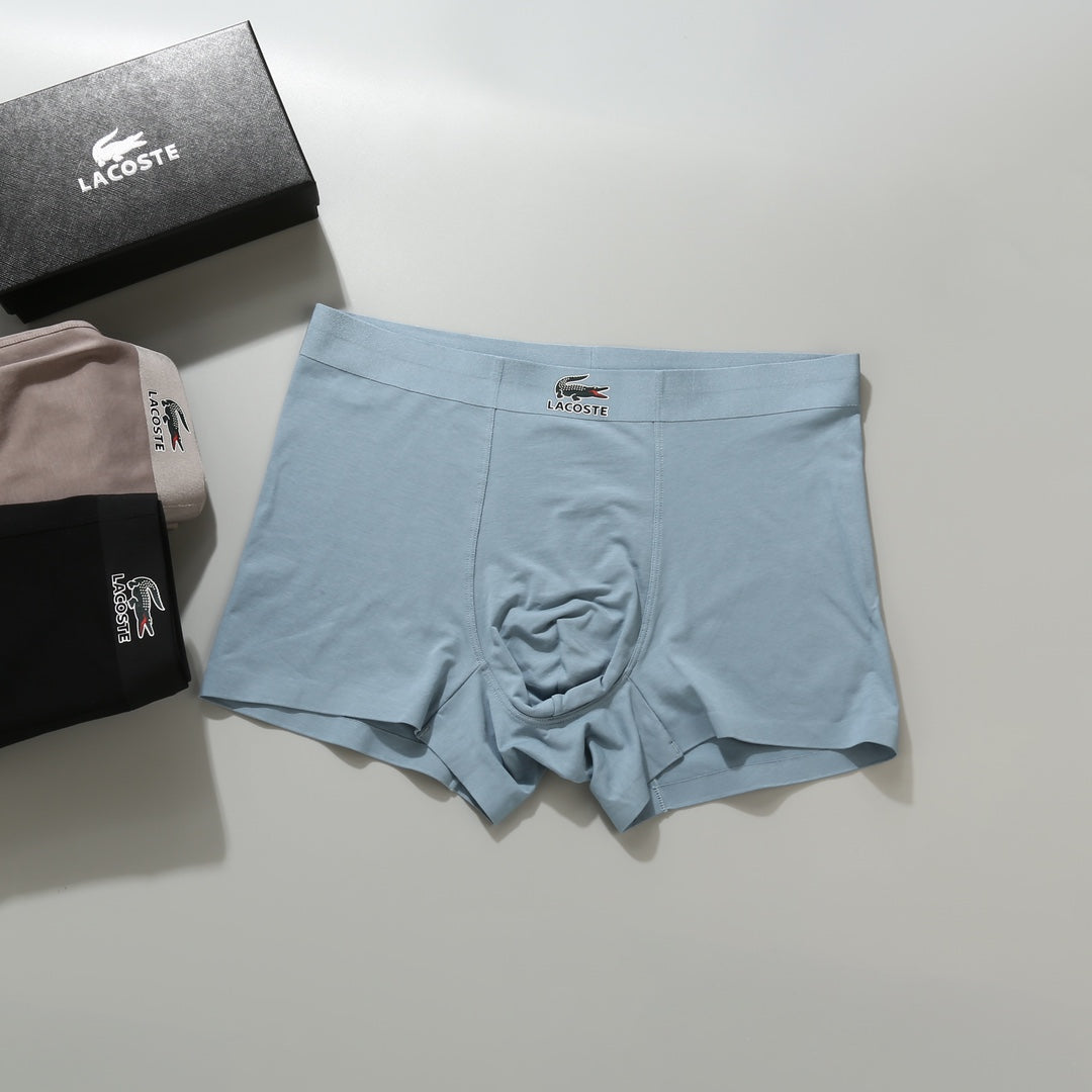 Cotton Men's Boxer Briefs - 3-Piece Box