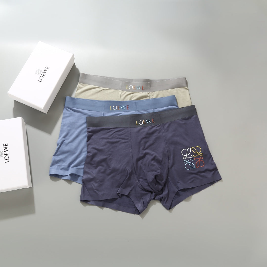 Modal Men's Boxer Briefs - 3-Piece Box