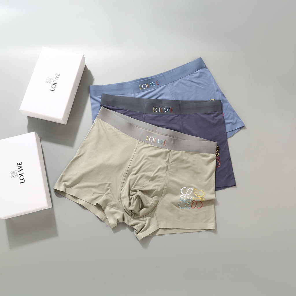 Modal Men's Boxer Briefs - 3-Piece Box