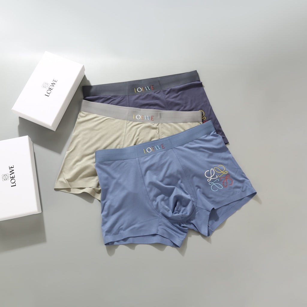 Modal Men's Boxer Briefs - 3-Piece Box
