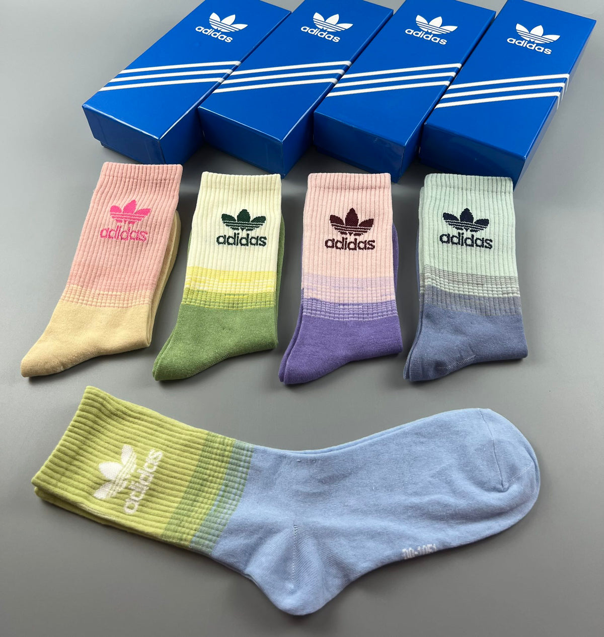 Adidas Cotton Short Socks - 5-Pair Pack