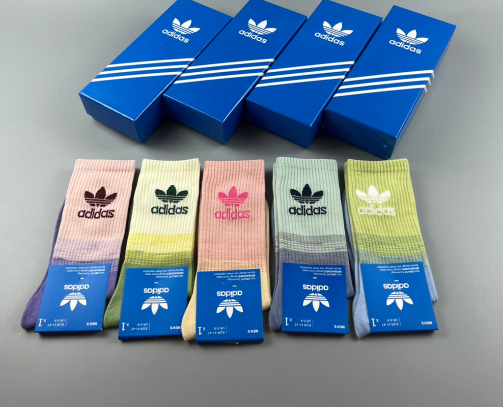 Adidas Cotton Short Socks - 5-Pair Pack