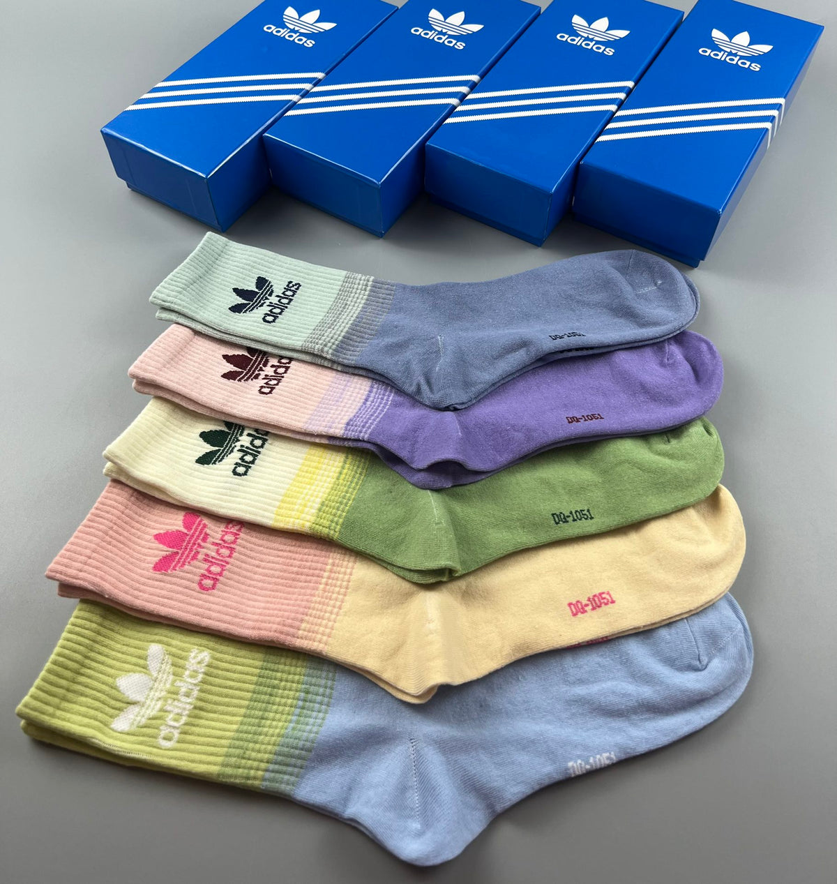Adidas Cotton Short Socks - 5-Pair Pack