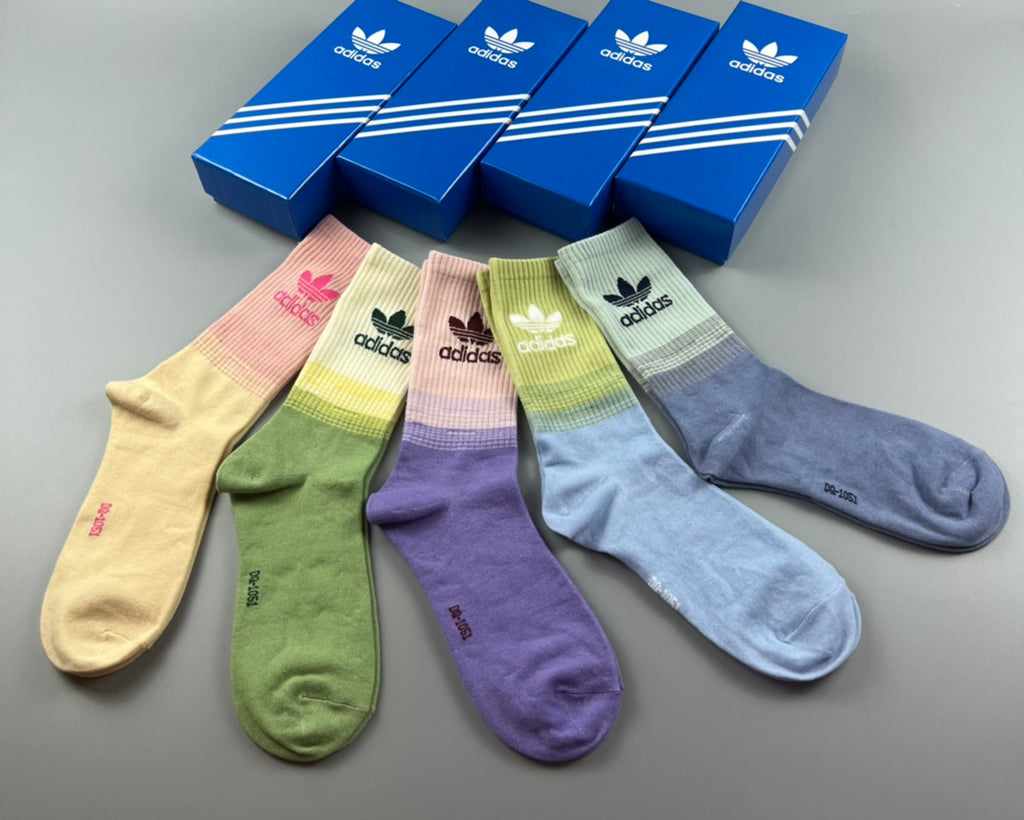 Adidas Cotton Short Socks - 5-Pair Pack