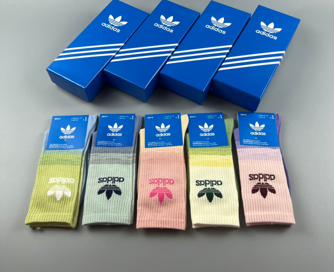 Adidas Cotton Short Socks - 5-Pair Pack