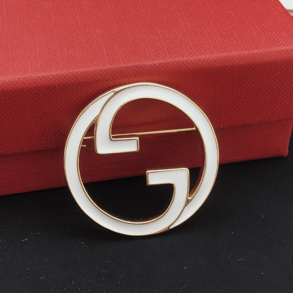 Geometric Emblem Jewelry Accessory in Gold-Tone – Design 007 close-up detail