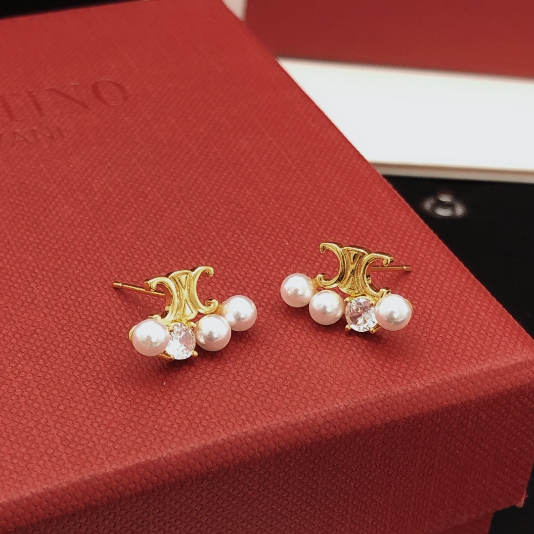 Mini Mini Stud Earrings close-up view
