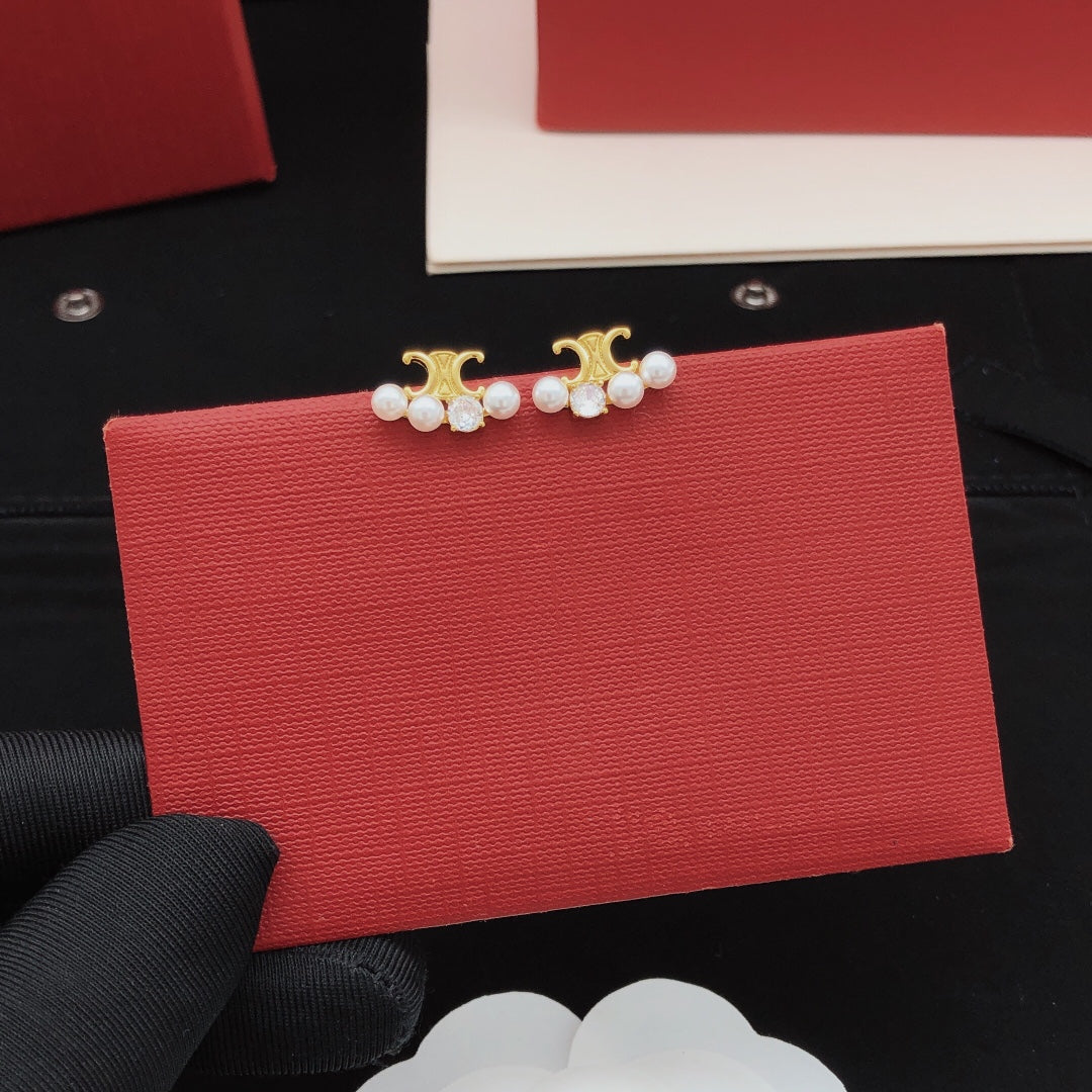 Mini Mini Stud Earrings side detail