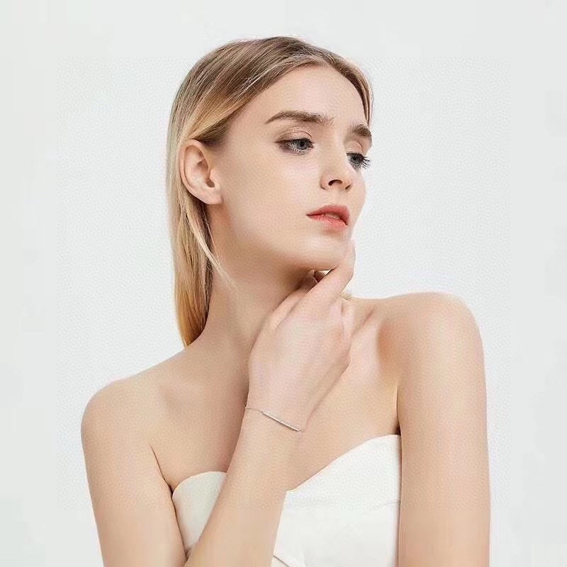 Smile Bracelet in Polished Metal-Tone front product view