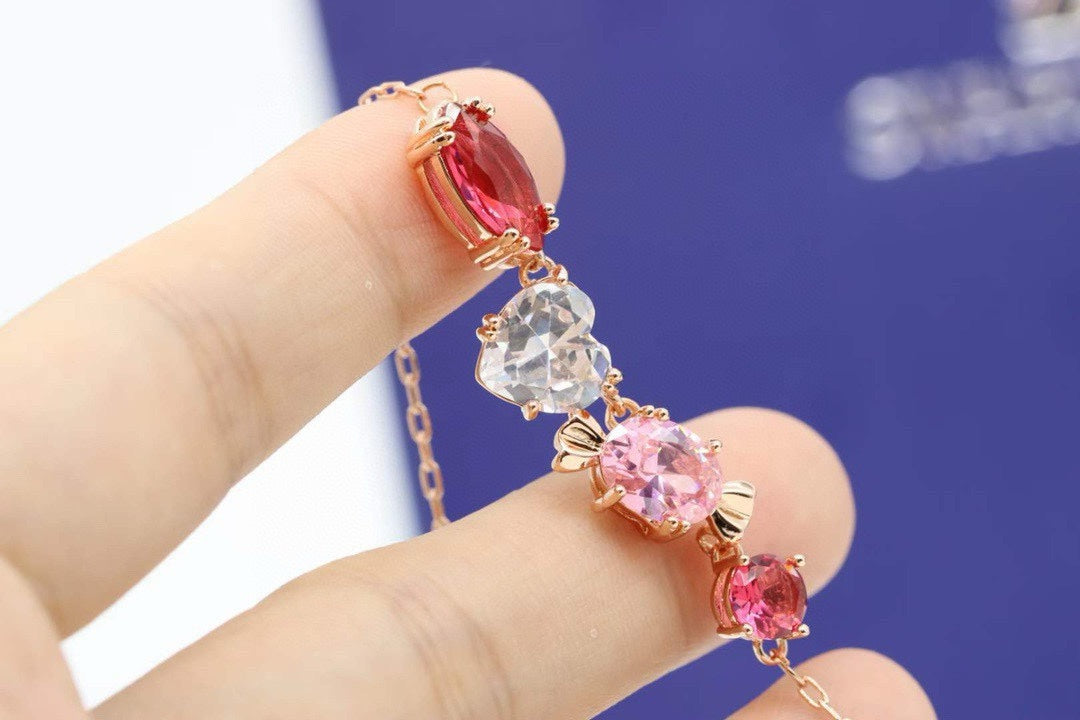 Candy Adjustable Bracelet in Polished Metal-Tone detail view