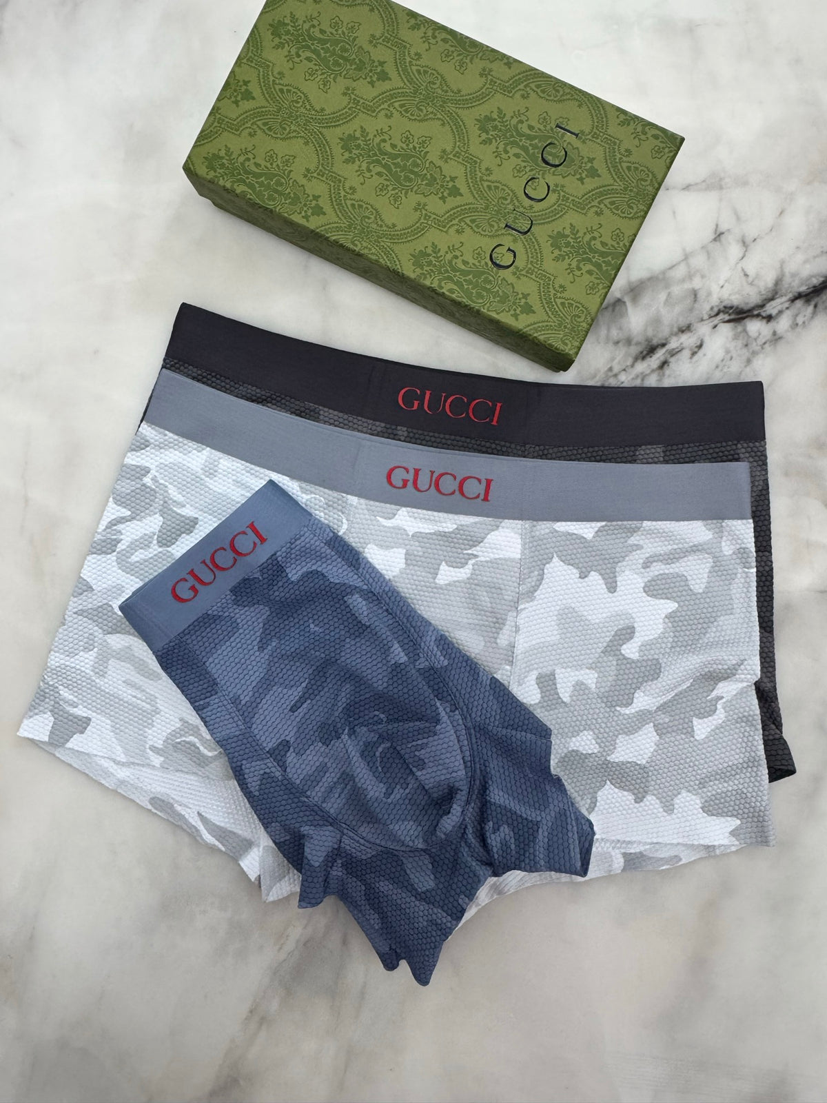 Gucci Men's Boxer Briefs - 3-Piece Box