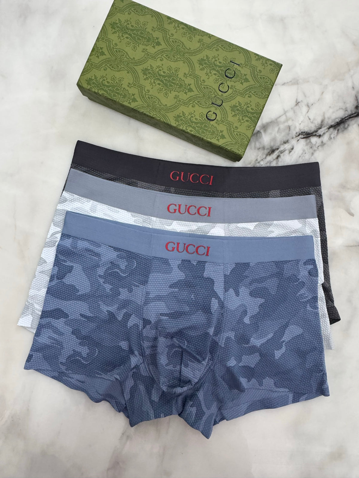 Gucci Men's Boxer Briefs - 3-Piece Box