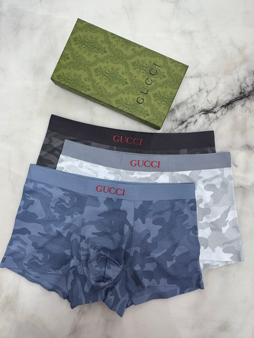 Gucci Men's Boxer Briefs - 3-Piece Box