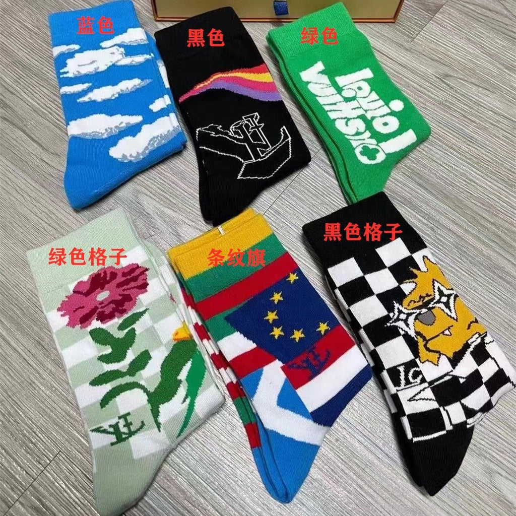 Louis Vuitton Short Socks - 6-Pair Pack