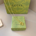 Heart Pendant Necklace in Gold-Tone main product view