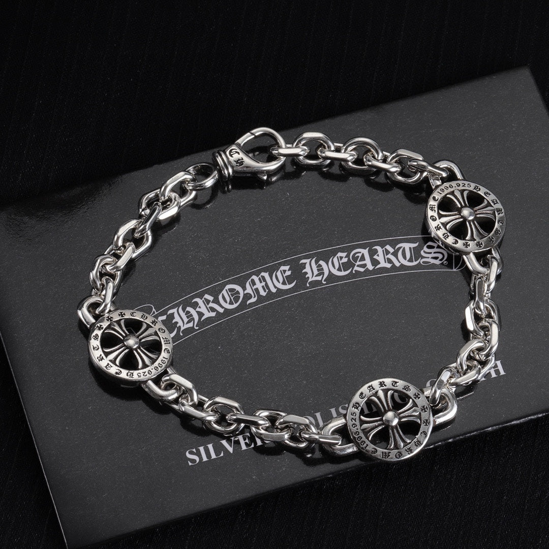 Gothic Emblem Pendant Necklace in Metal-Tone – Design 50 styled product view