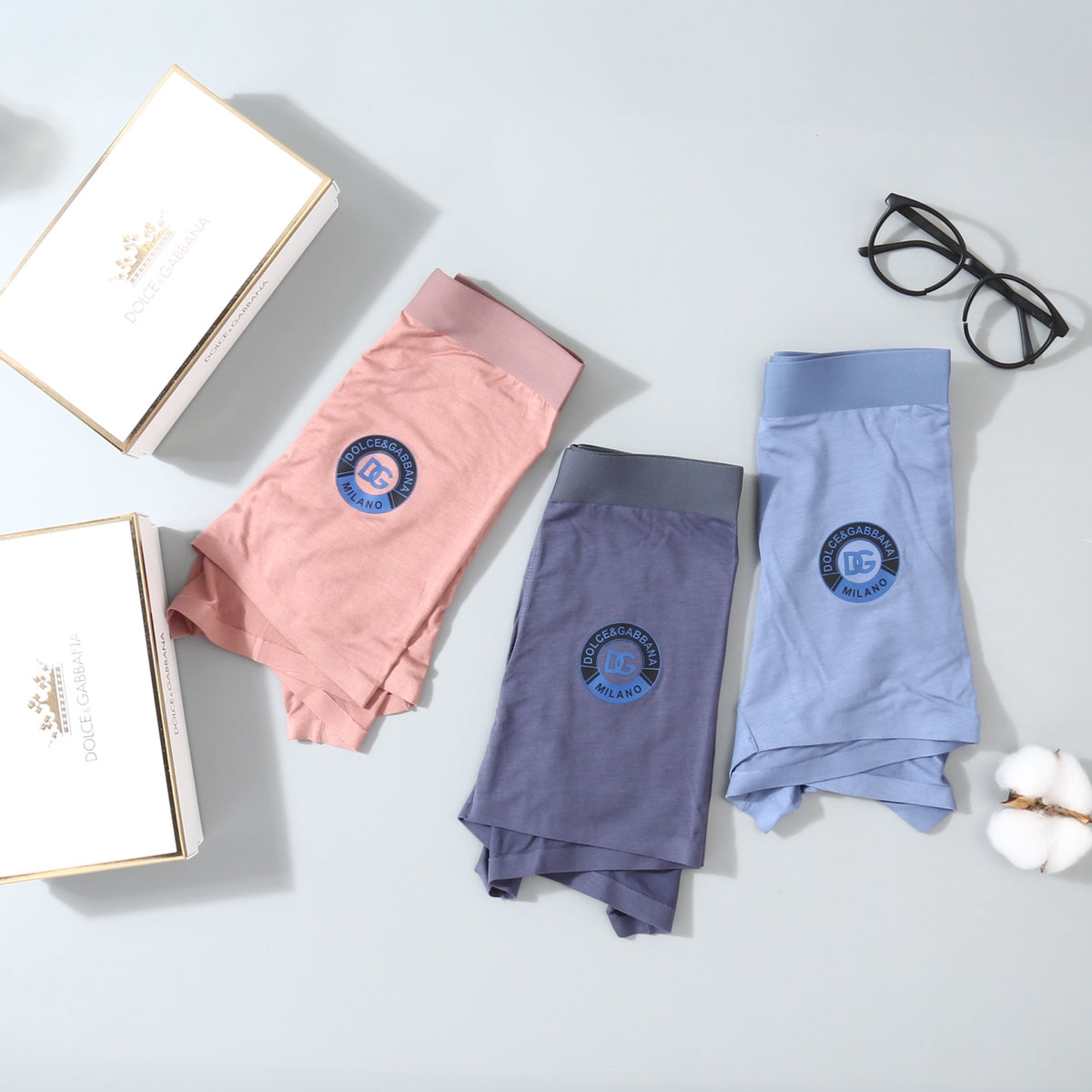 Dolce & Gabbana Modal Short Socks - 3-Pair Pack