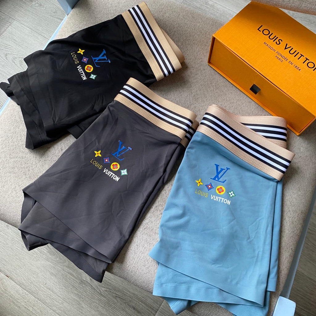 Louis Vuitton Ice-Silk Short Socks - 3-Pair Pack